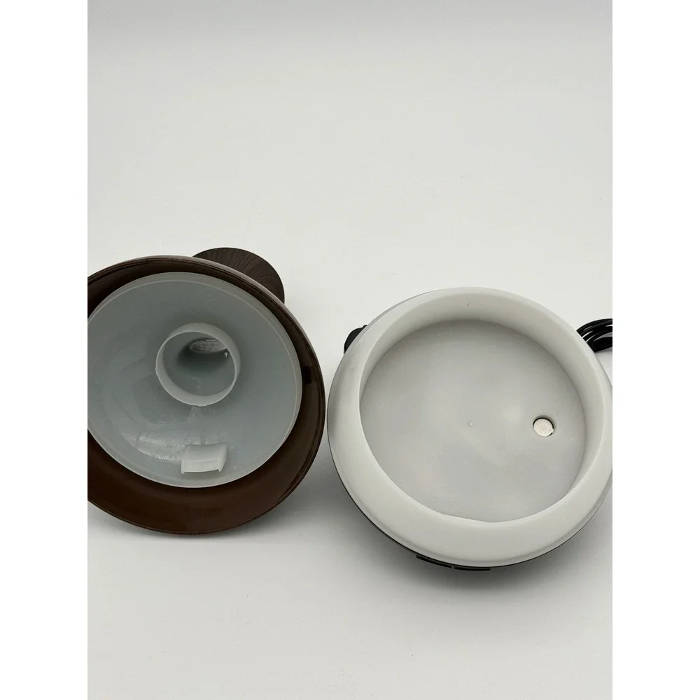 Ultrasonic Essential Oil Diffuser Aromatherapy Humidifier LED Timer Wood Grain